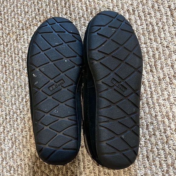 VGUC Mens sz 9 LL bean slippers-black - Picture 4 of 5